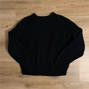Abercrombie & Fitch Black Crew Neck Sweater